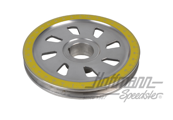 Polea, aluminio, Shark-Design, amarilla | AC 105 256 | 010-1134