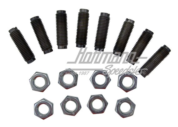Tornillos de ajuste de válvula + tuercas, 8 mm | 043 109 451 | 020-0098
