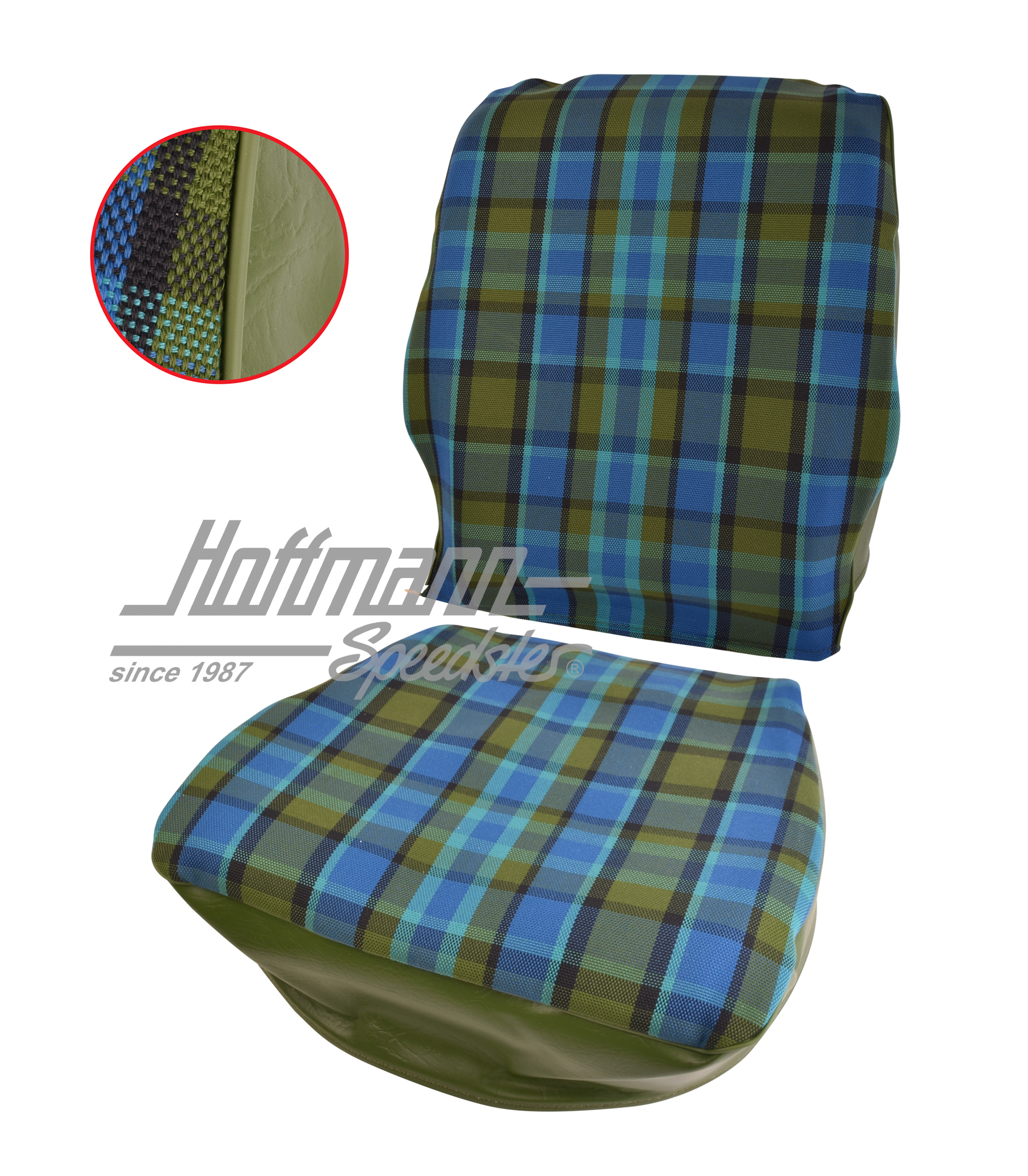 Funda para asiento, Westfalia, azul/verde, 74-79 |  | 098-1272-50