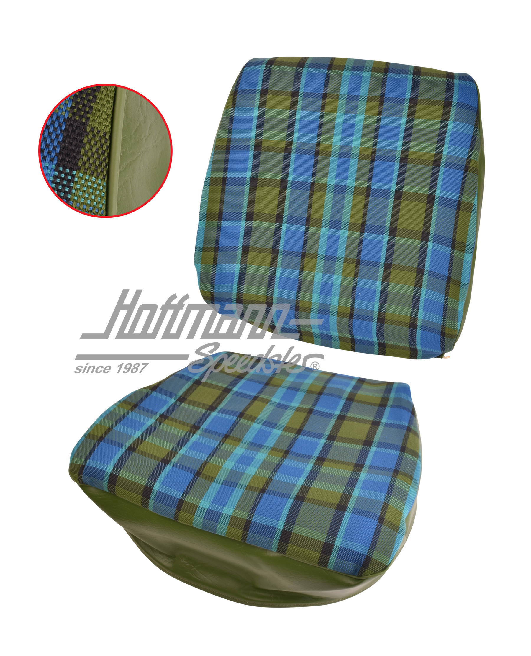 Funda para asiento, Westfalia, azul/verde, 74-79 |  | 098-0599-70