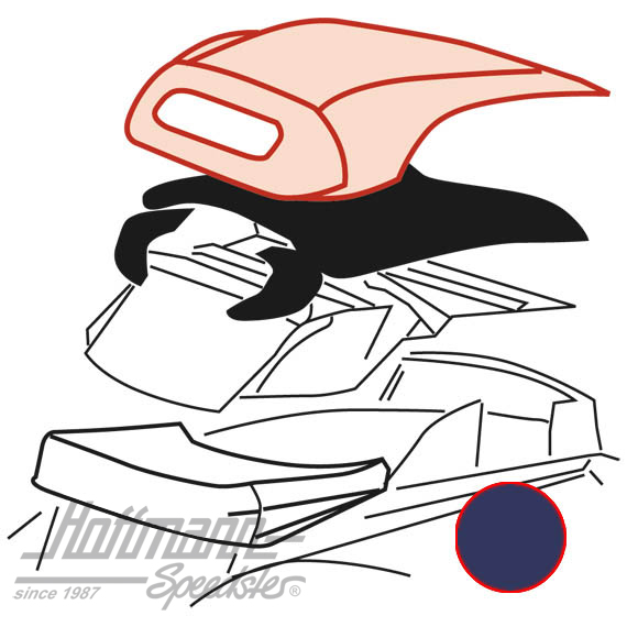 Capota, 8.63-.67, Sonnenland, azul |  | 020-4652-40