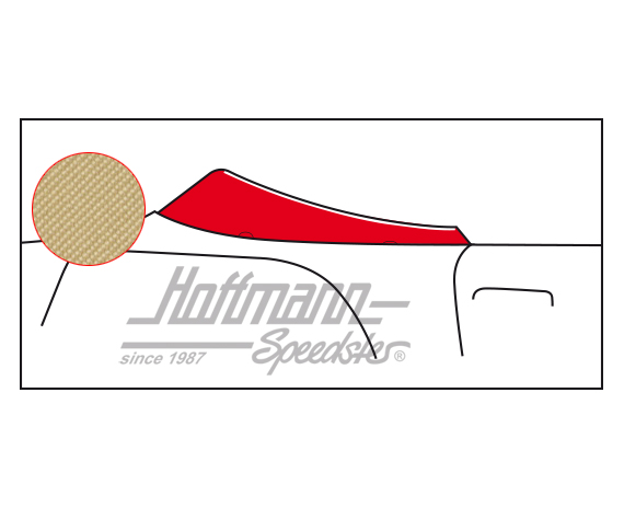 Funda de capota, 4.67-11.68, Sonnenland, beige |  | 060-4052-20