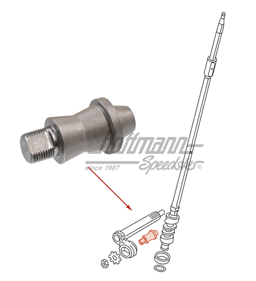Dedo de dirección, mecanismo de dirección, 66-72 | 211 415 223 B | 089-3070-20