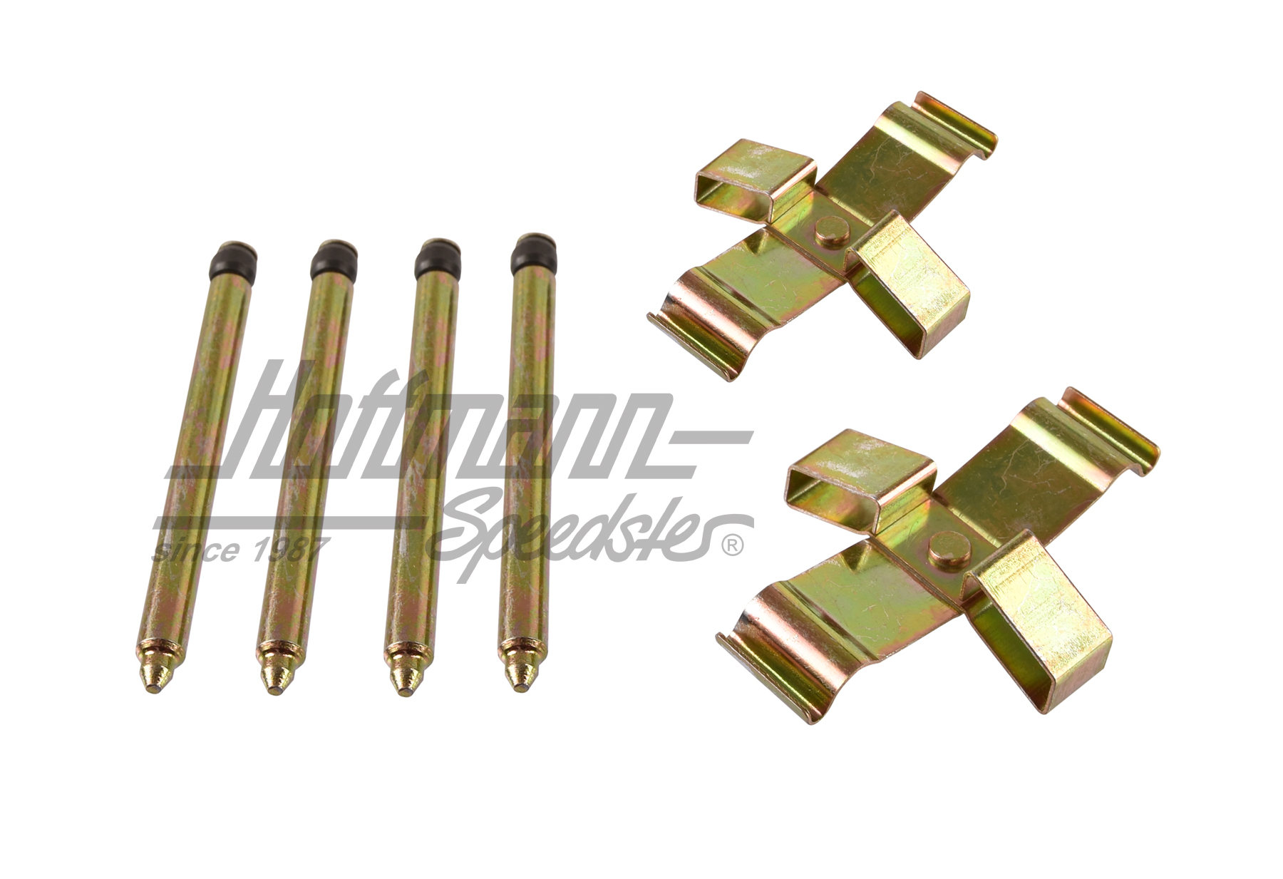 Juego de fijación, zapatas de freno, anterior, 64-68                                                