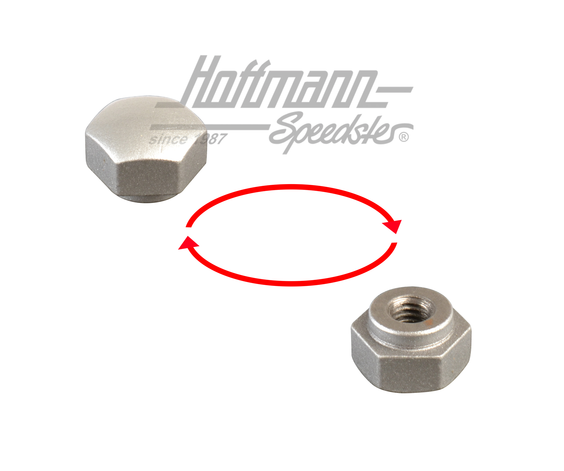 Tuerca, brazo del limpiaparabrisas, aluminio | 644 628 284 12 | 510-5328-10