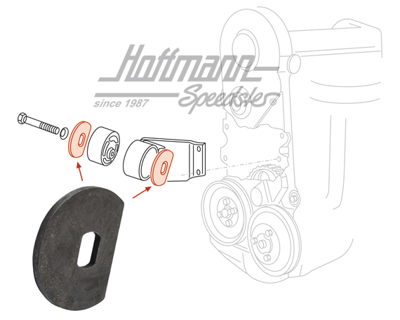 Base de goma, soporte motor, 1.5-1.8 | 171 199 125 A | 110-5450