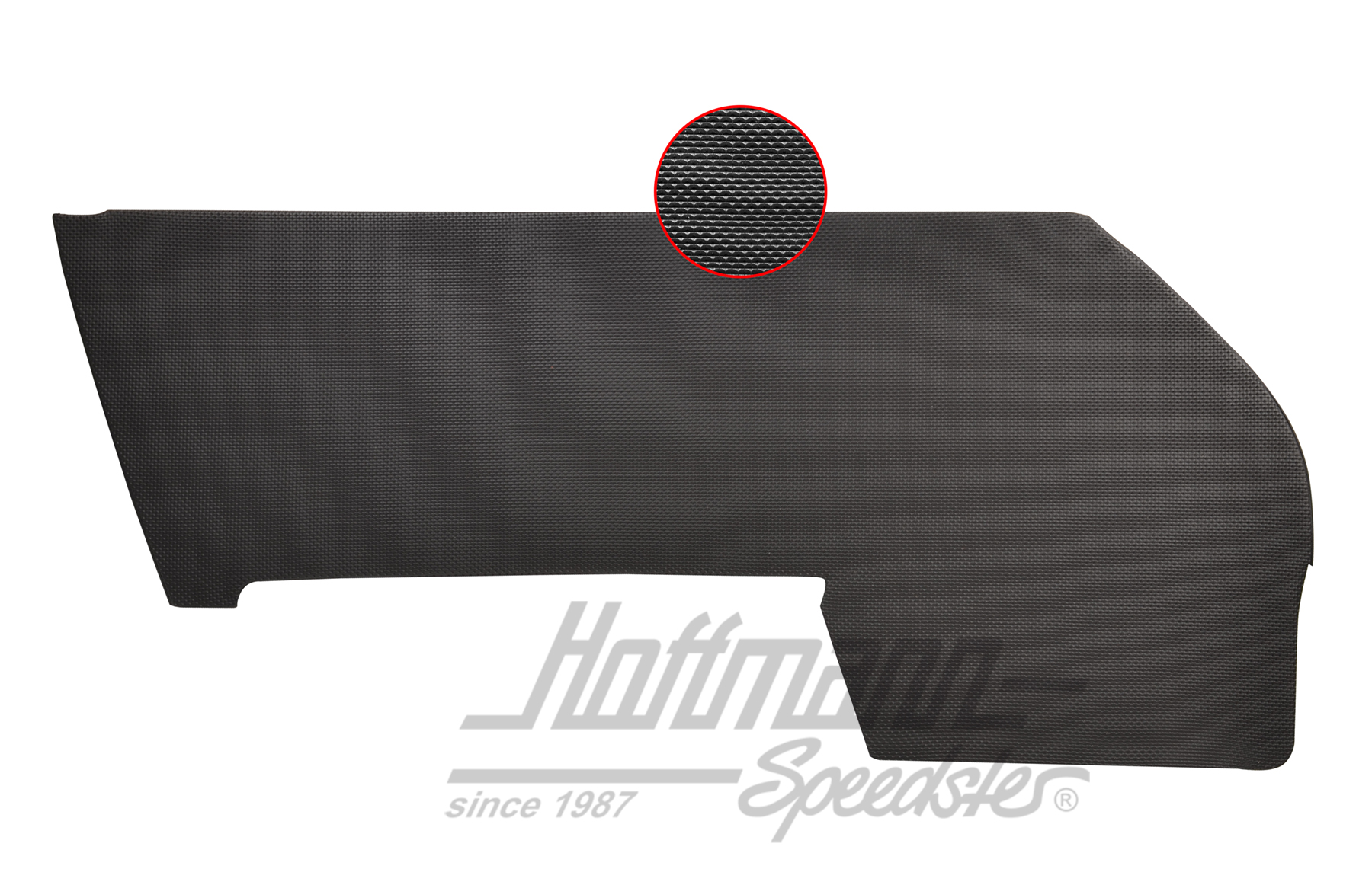 Panel de puerta, 911, 69-73, negro, izquierda | 901 555 031 00 | 580-0430-01