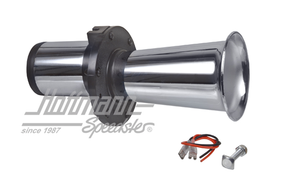 Claxon, clásico cromado, 12V | AC 951100 | 020-4448-05