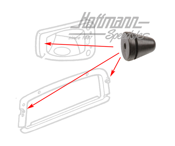 Tapón guantera / tapa de depósito | 111 857 145 A  (N0200291) | 020-5296