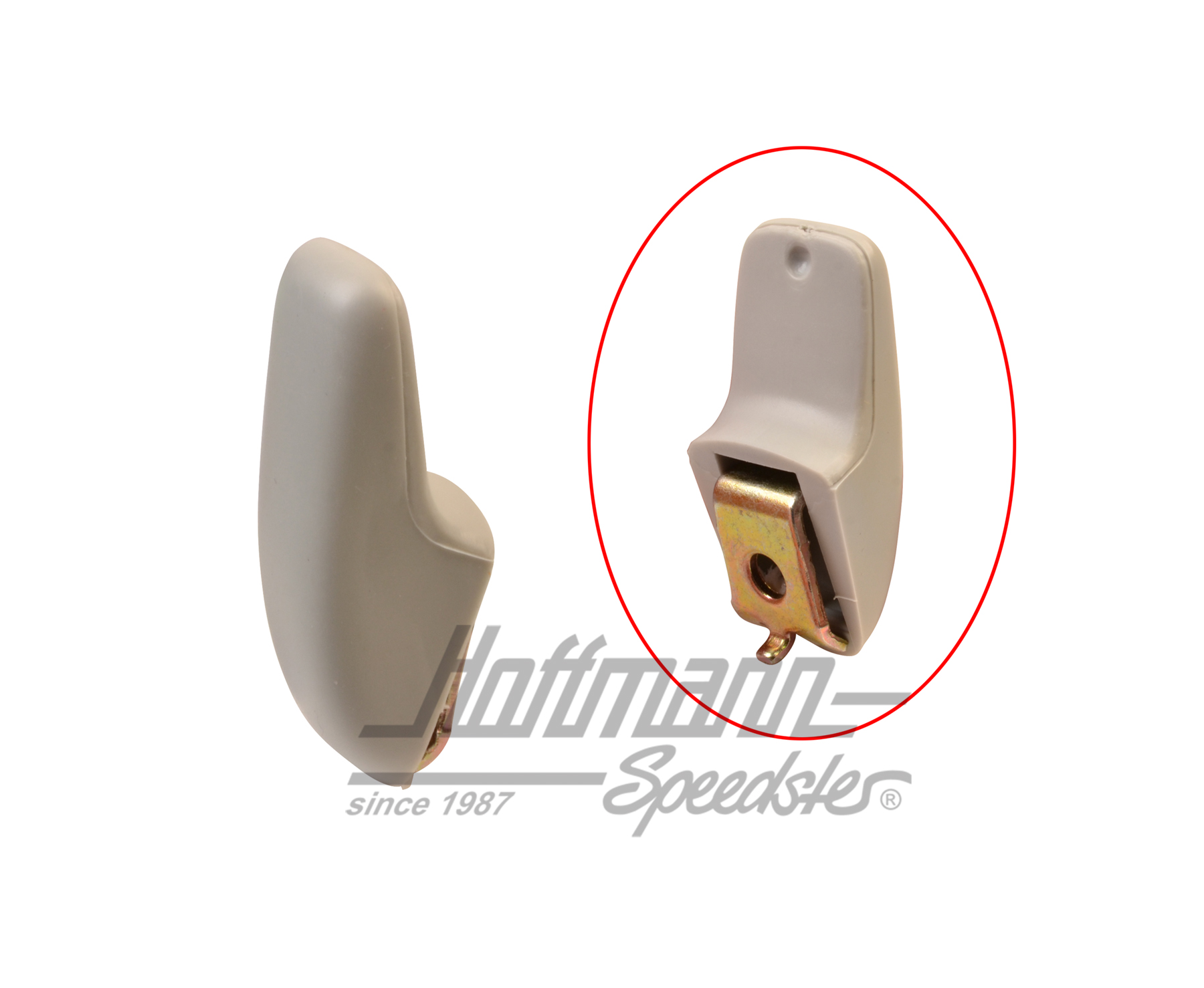 Gancho de ropa, Golf 1 Cabriolet, 83-93/02 | 535 857 633 | 180-1320