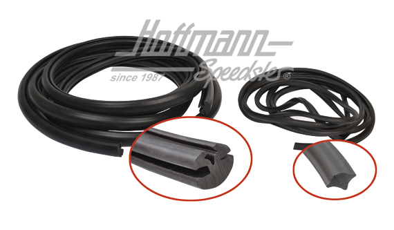 Junta de cristal lateral, T2 Cajón transformado | 211 845 321 VAN | 090-6115-50