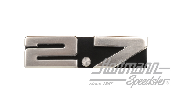 Logotipo, 2.7, rejilla de ventilación posterior | 911 559 015 01 | 580-0950-12