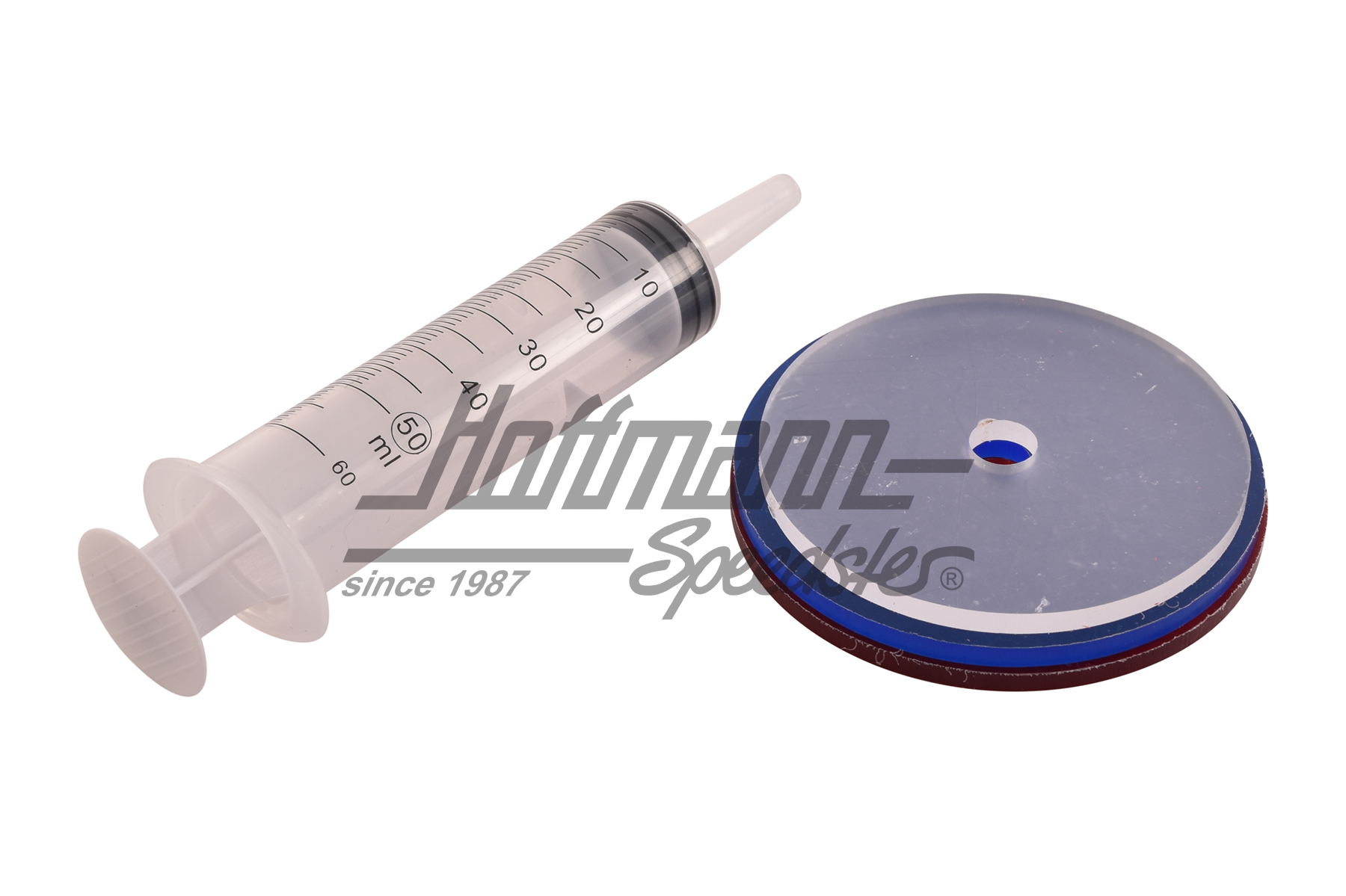 Placas de medición, medición del volumen de la cámara de combustión
                                