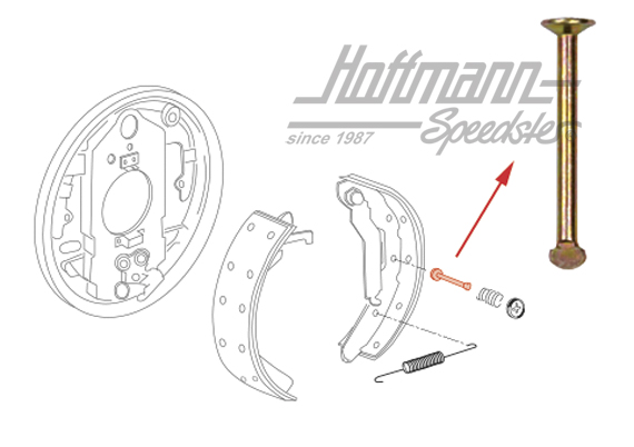 Pasador, 39mm, Furgoneta T2/T3, 8-70- | 251 609 279 | 090-3195