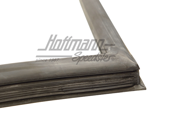 Junta de ventanilla lateral, dividida, trasera, con ranura                                          