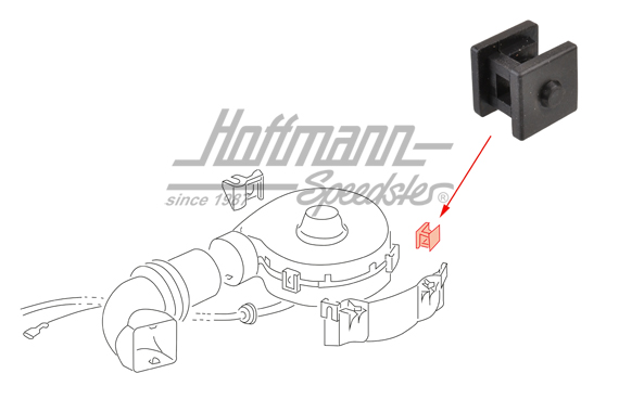 Cojinete, ventilador aire frío, 8.72-
 | 113 819 043 | 020-2439-42