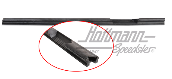 Junta de capota, ventanilla lateral, superior, dcha.                                                