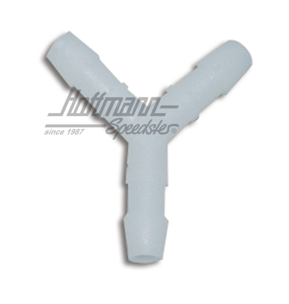 Conector de tubo flexible en Y, 4 mm, plástico | YS 4 | 020-0775