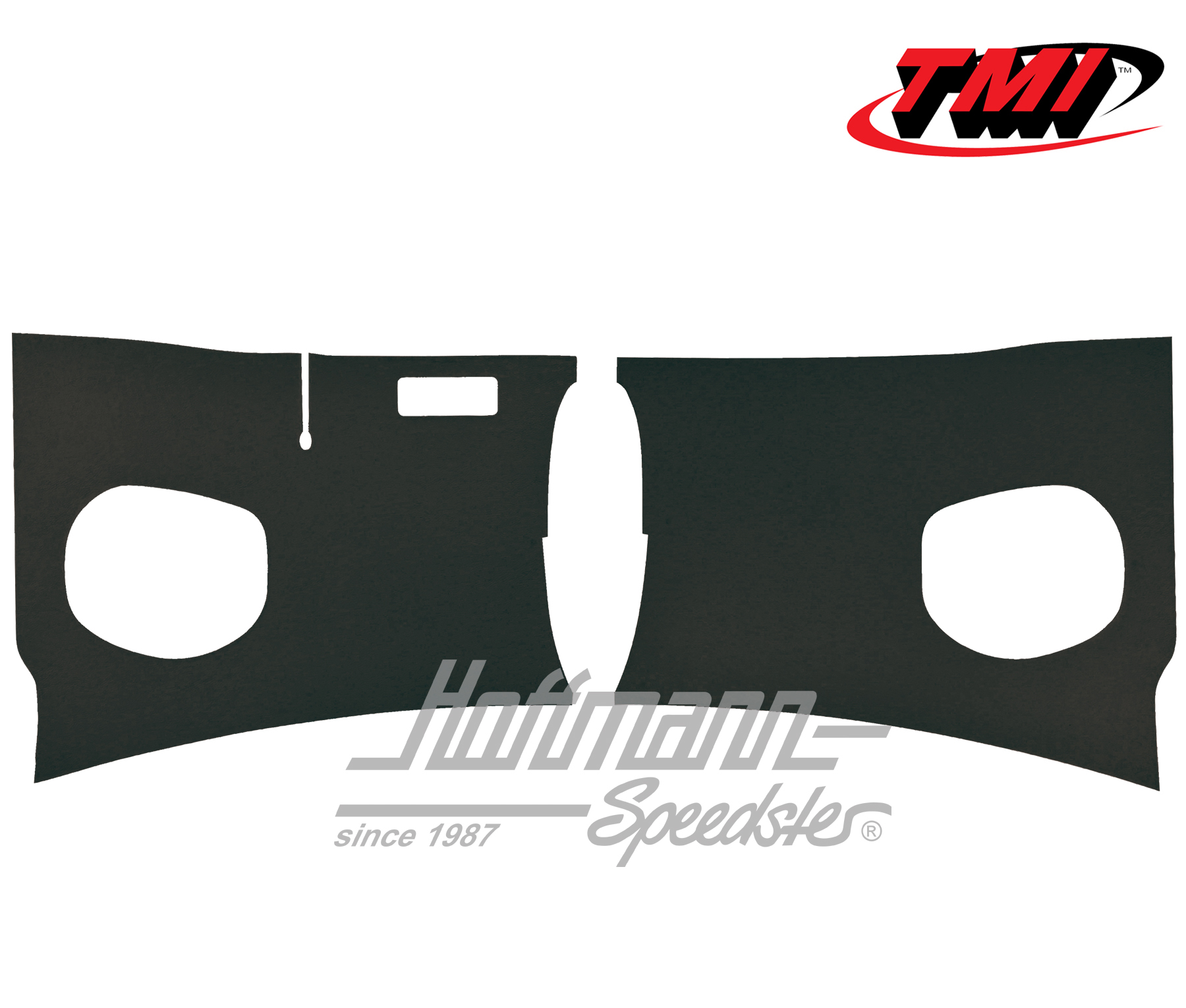 Revestimientos de panel frontal, 55-60, negro | 10-2146-11 | 098-0560-01