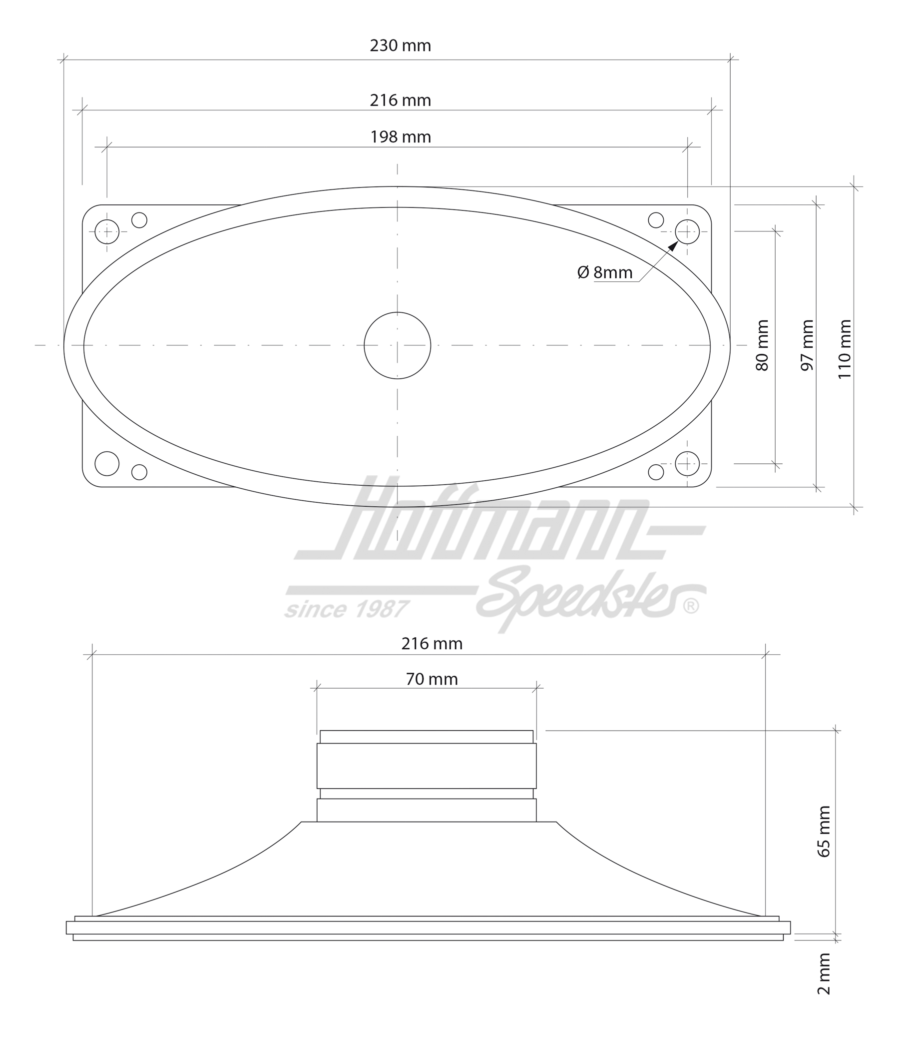 Altavoz, tablero de a bordo, 911/912 
                                                             