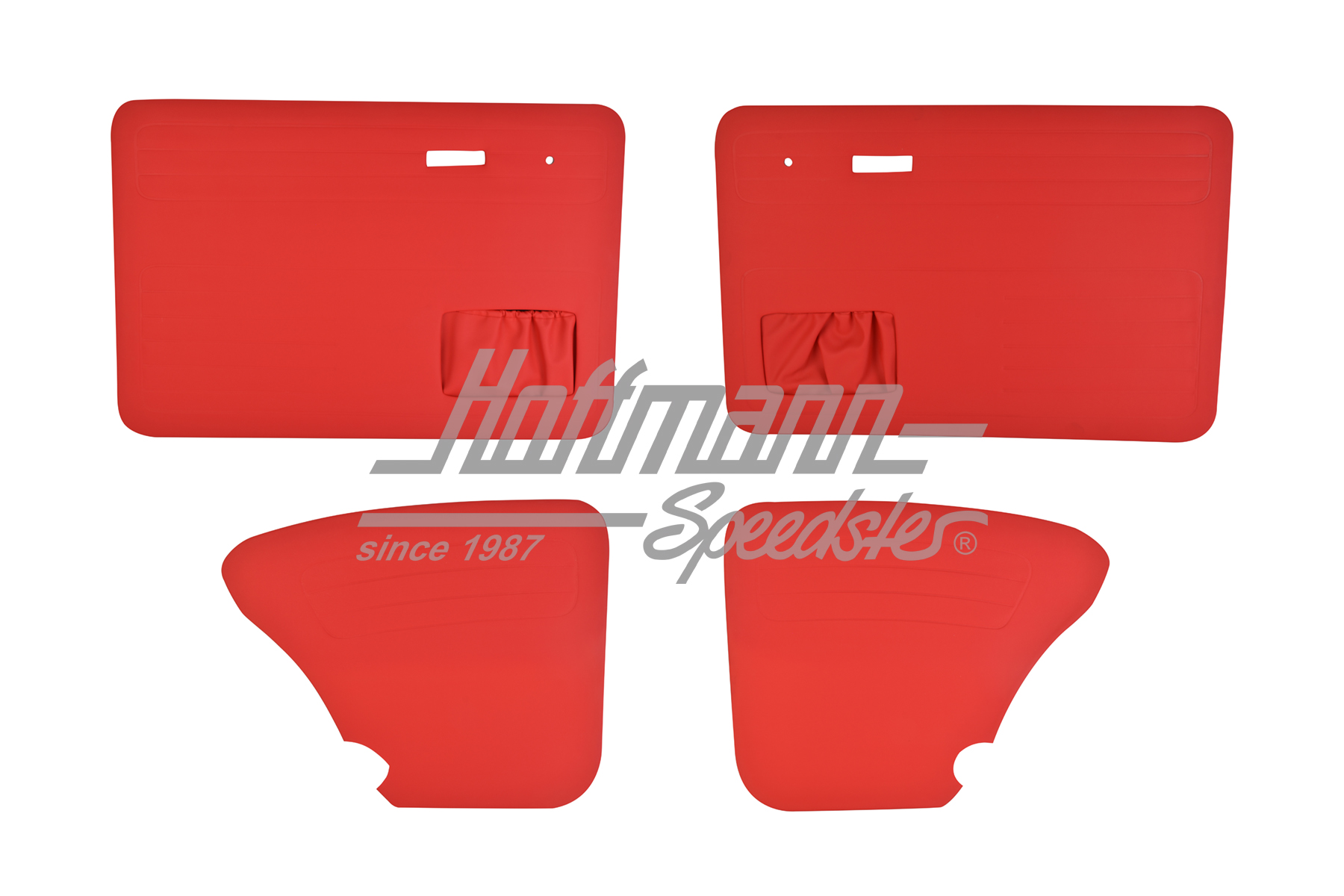 Revestimientos de puerta y laterales, rojo, Berlina, 8.66- | 113 893 320 B Red | 020-0022-35