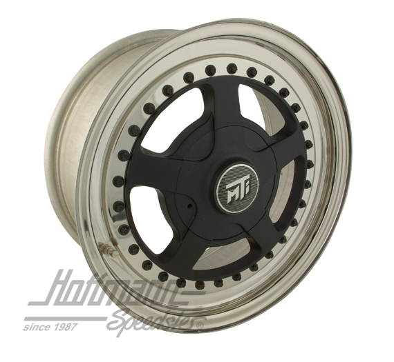 Llanta de acero inoxidable MTI, 7x15 ET35, negra anodizada |  | 070-7140