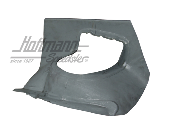 Chapa del tubo portarruedas, delantero, derecho | --- --- --- | 185-0172