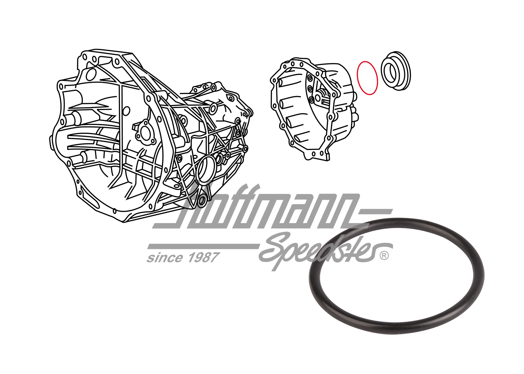 Junta anular
, tapa/caja de cambio
, 4 velocidades, 924 | 088 301 185 | 650-3010