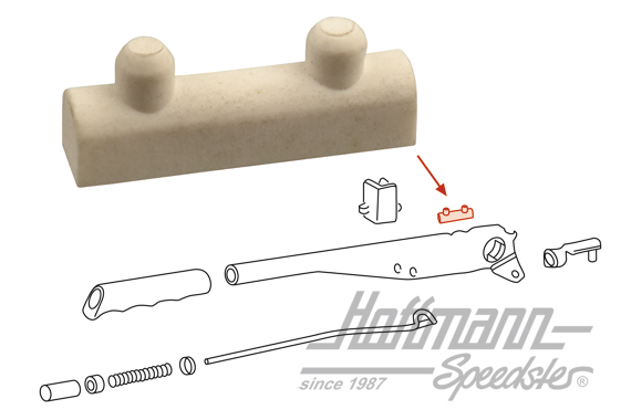 Tope, palanca del freno de mano, 911/912/964                                                        