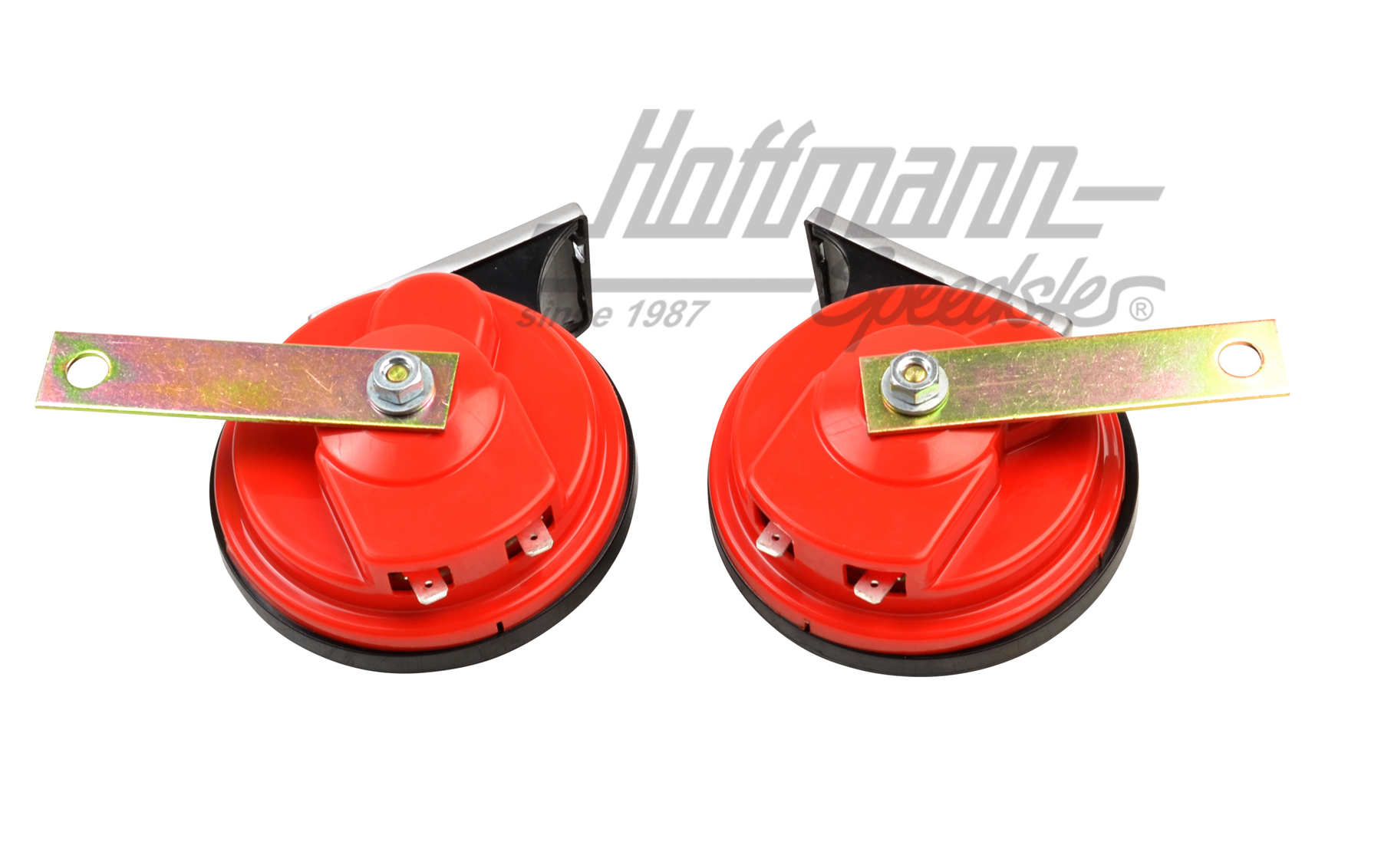 Claxon fanfarria, negro / rojo                                                                      