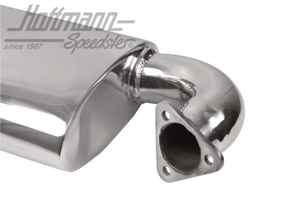 Silenciador de scape de un tubo, Phat Boy,
 acero inoxidable                                       