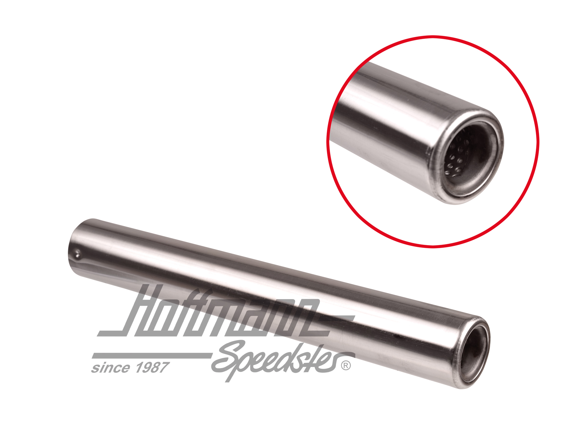 Tubo final de escape, de serie, 265 mm, acero inoxidable | 113 251 163 C | 020-3405-05