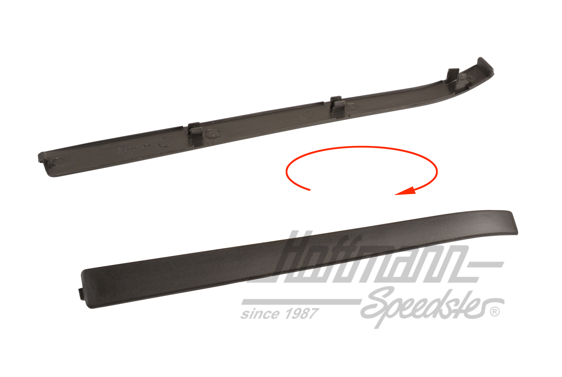 Embellecedor, tirador de puerta, plástico, negro
 | 191 837 239 01C | 180-0996