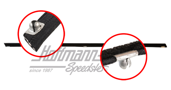 Junta de ranura, interior, 911, izquierda
                                                         