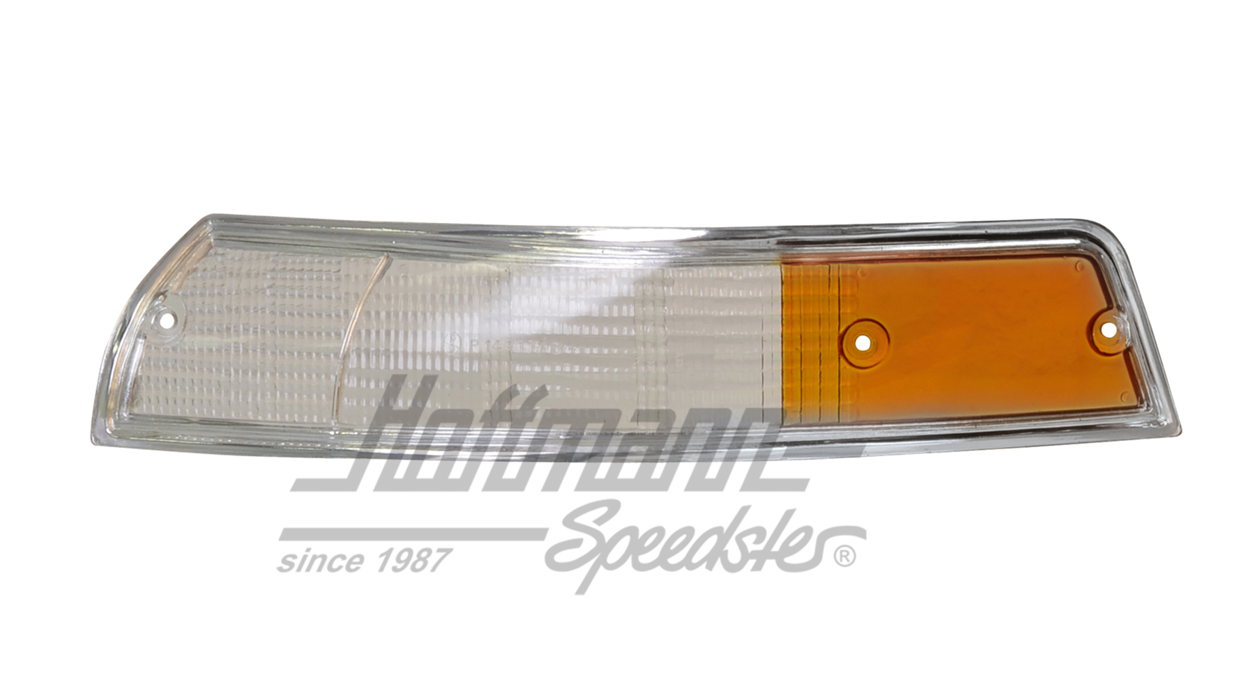 Tulipa de intermitente, blanca/amarilla/cromada, 69-71, izquierda | 911 631 921 03 | 580-1706-01