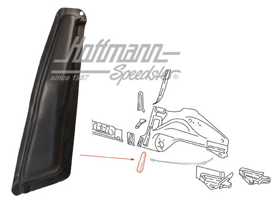 Chapa de refuerzo, posterior, interior, izquierda                                                   