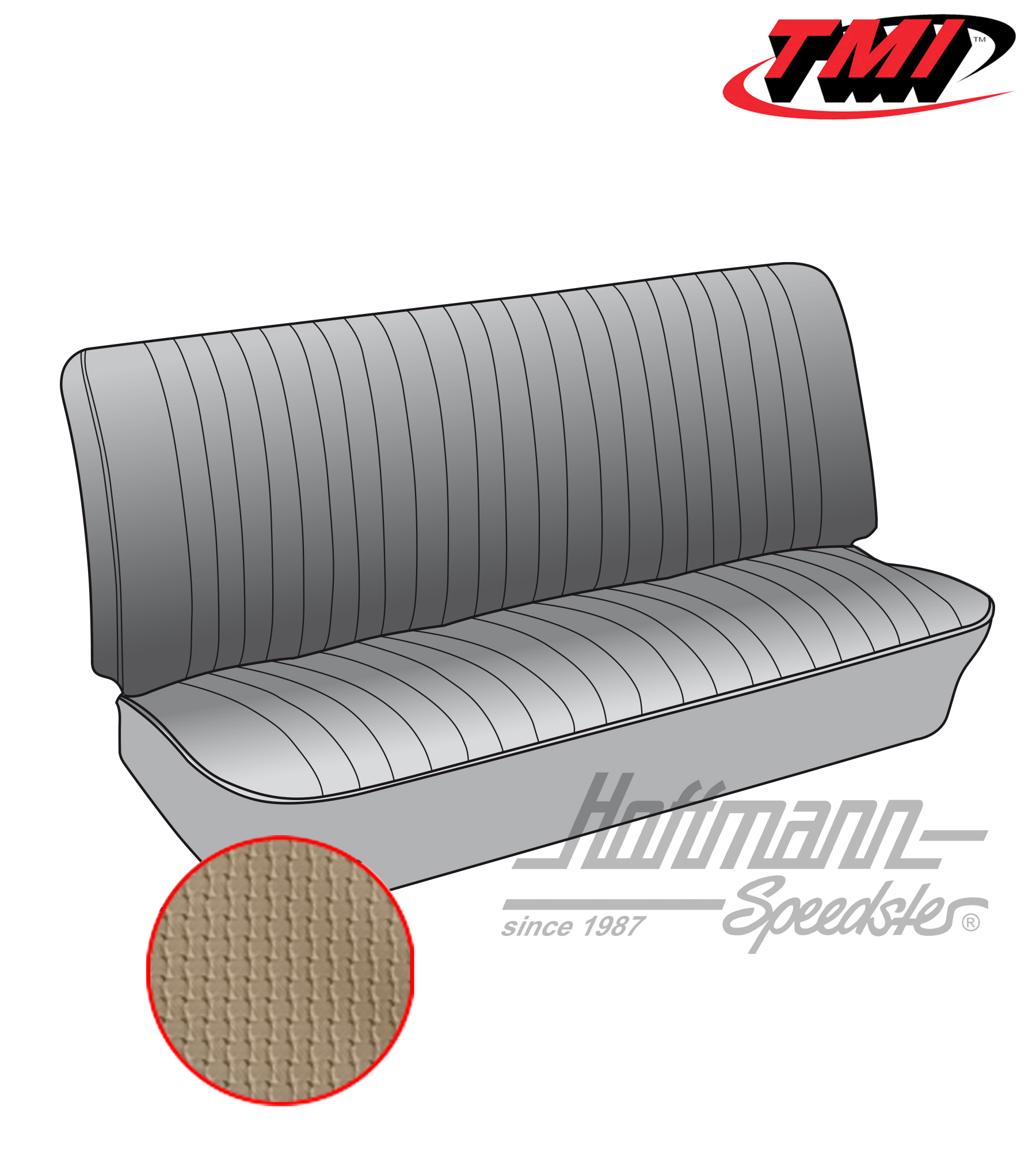 Fundas de asiento, banco de asiento delantero, 50-62, beige | 43-2110-04 | 098-0600-30