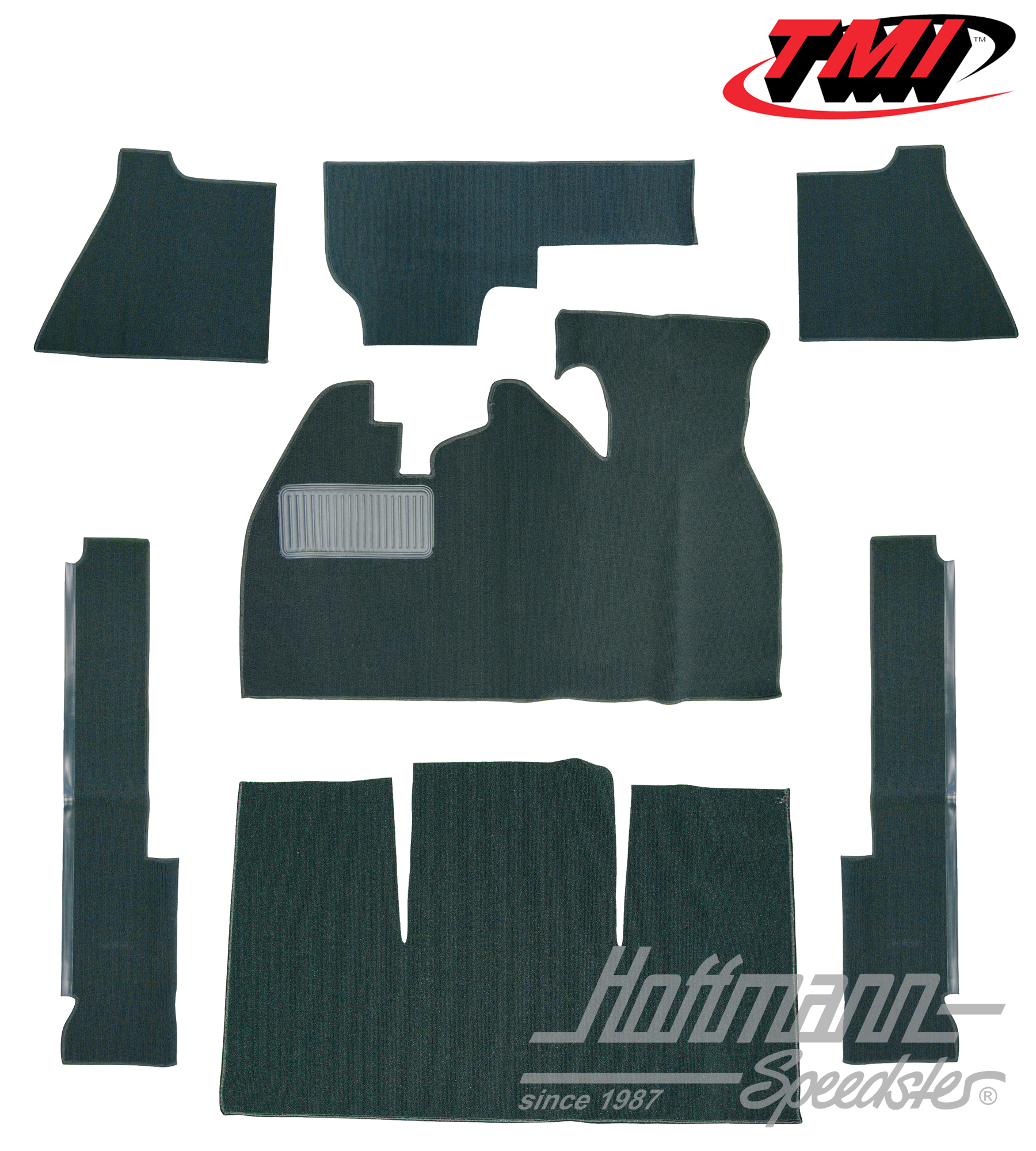 Juego de alfombrillas, Sedán, negro, 1302 | 34-F1212-301 | 020-5304