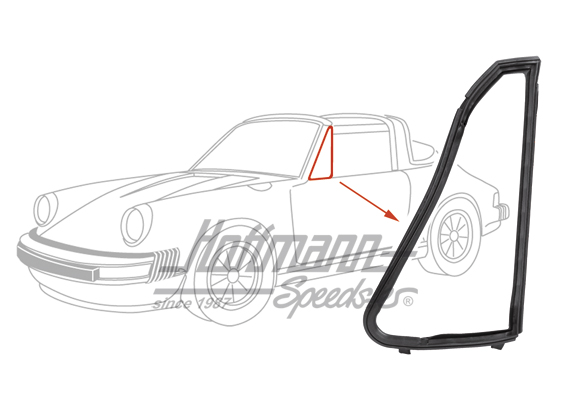 Junta de deflector, Targa, 65-76, izquierda                                                         