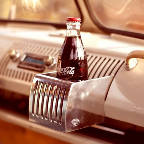 Portavasos, Furgoneta T1, aluminio pulido
                                                         