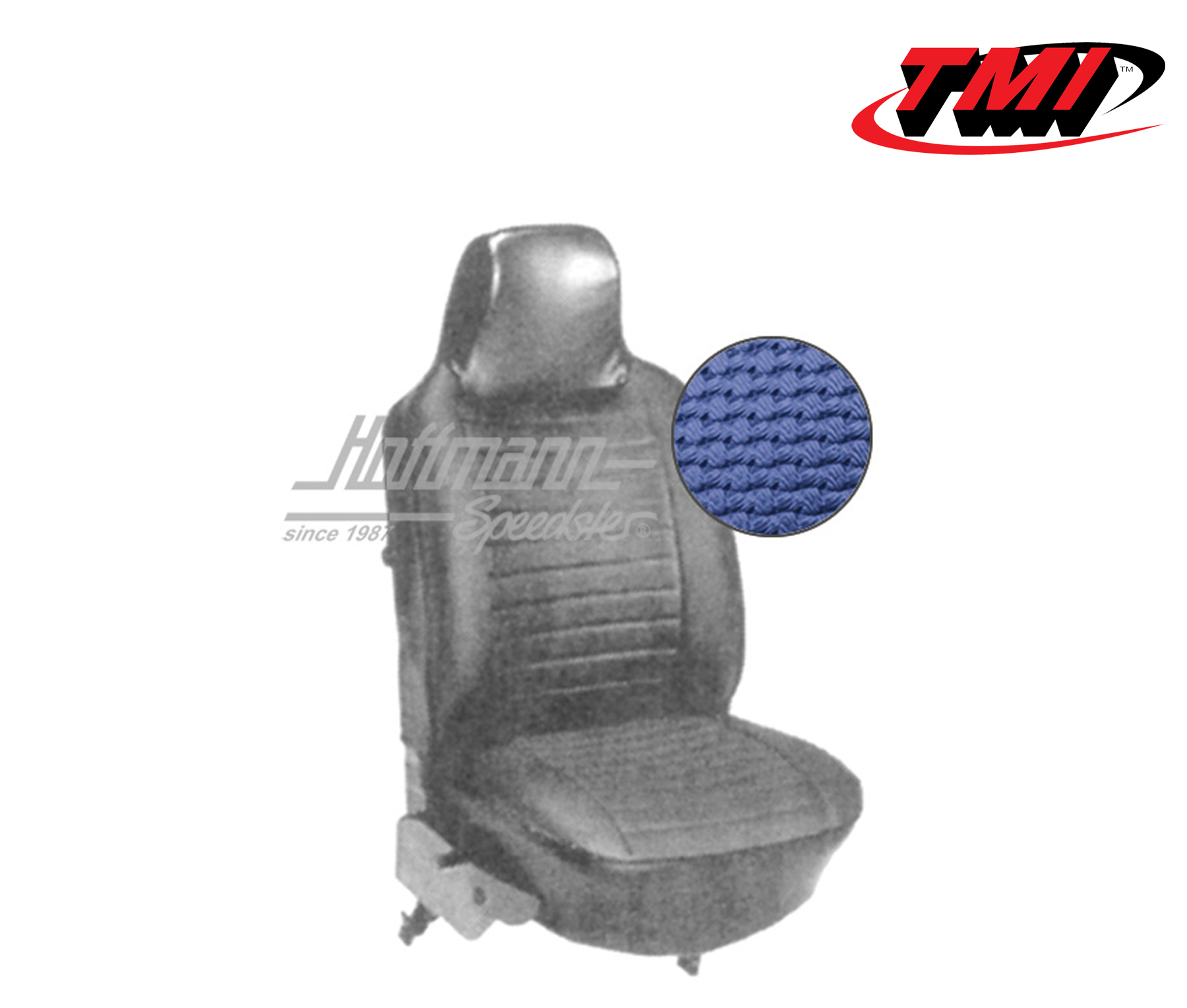 Fundas de asientos, Sedán, 73-76, tejido de cesta, azul | 43-1128-08 | 055-5320