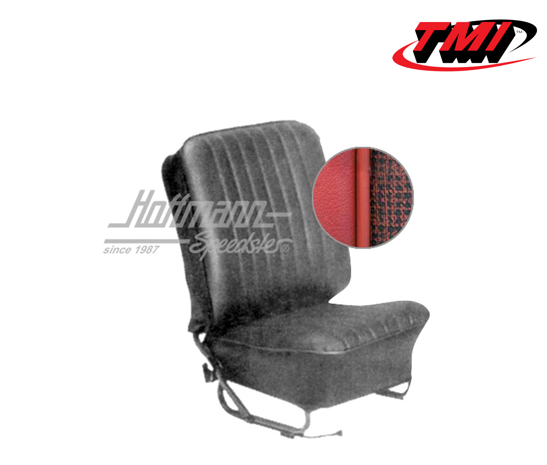 Fundas de asientos, Sedán, 57-64, tejido mesh, rojo ladrillo | 43-1123-23-338 | 055-5617-15