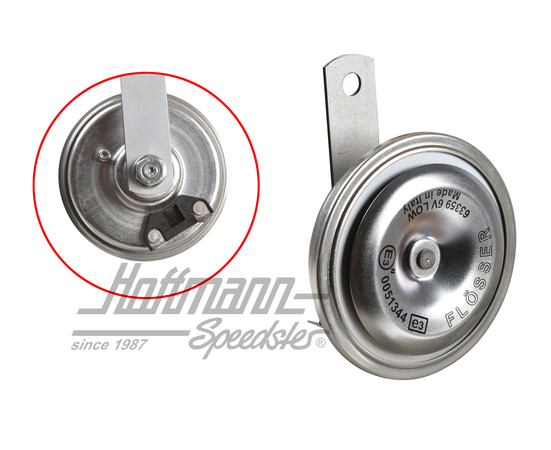 Claxon, de serie, 6 Voltios, tono grave | 111 951 111 H | 020-4441-11