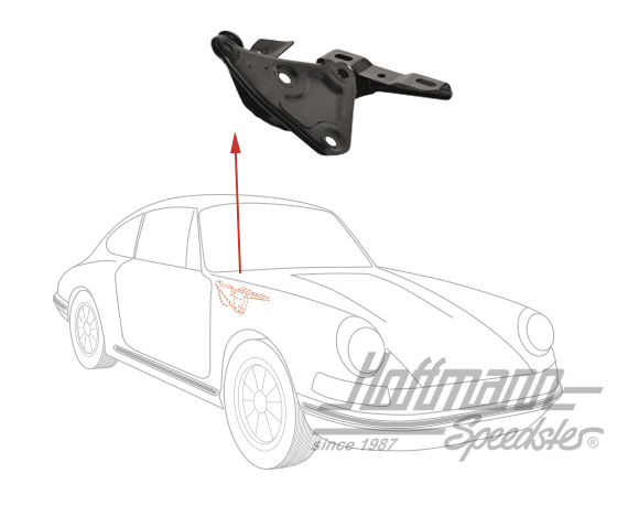 Bisagra capó, anterior, 65-98, derecha                                                              