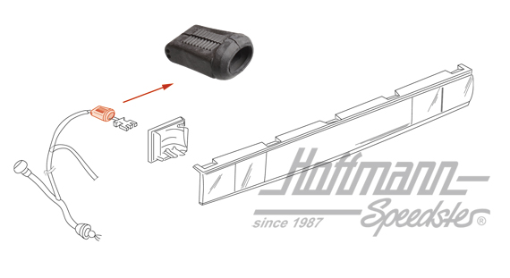 Capuchón protector, enchufe luz central, posterior                                                  