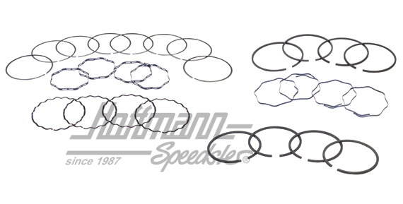 Aros de pistón, 83.50 mm, 1500, para 4 pistones | 311 198 263 A | 010-0524-30