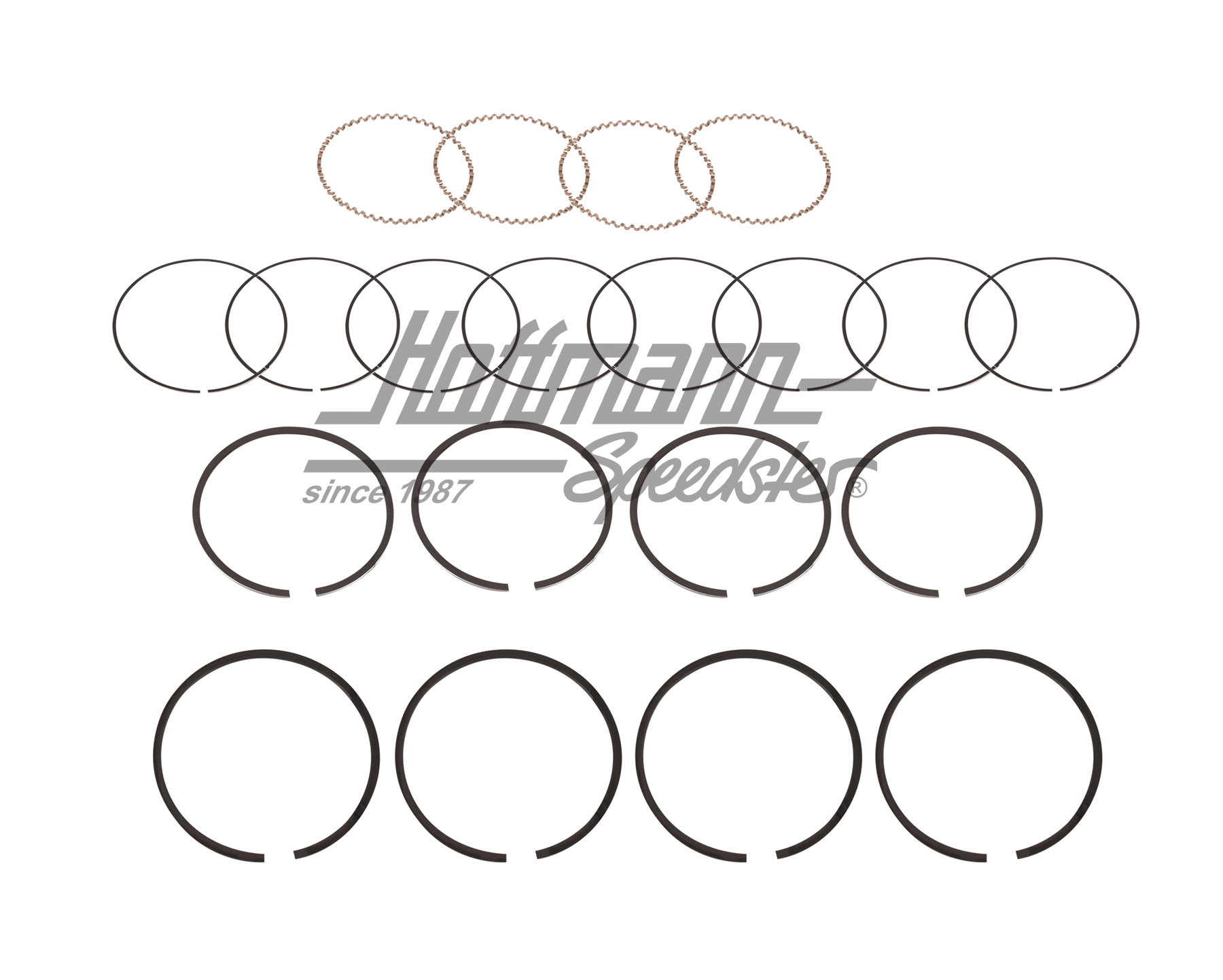 Aros de pistón
, 95.5mm/2200, para 4 pistones | VW955WB21R | 307-0580-20