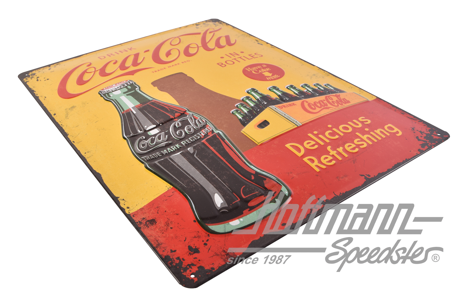 Placa de chapa, 300x400mm, COCA-COLA                                                                