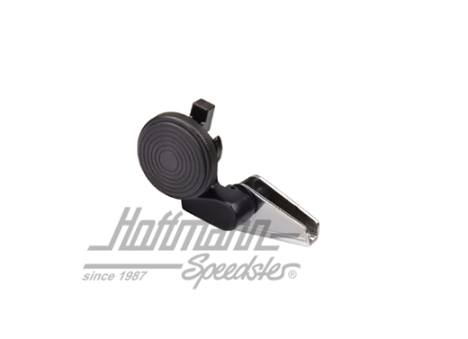 Aldabilla, anterior, cromado / negro, izquierda | 311 837 657 A | 097-1028-01