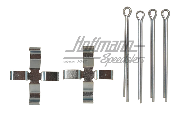 Kit de sujeción, pastillas de freno, ATE, 74-83 | --- --- --- | 160-4110-40